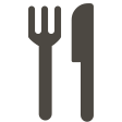 An icon of a fork and knife.