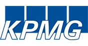 The logo for KPMG