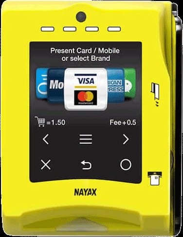 Vending machine credit card swiper